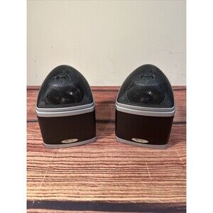 Pair (2) of Mirage NanoSat 5PB-1 speakers TESTED